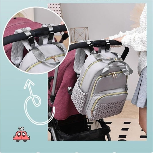 Quilted Mommy Backpack